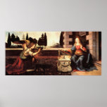 Da Vinci, Leonardo - The Annunciation Poster