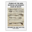 da Vinci Studies Of The Arm Movements By Biceps cards