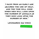 da-vinci- Vegans are genius t-shirts