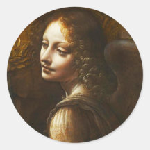 Da Vinci Virgin of the Rocks Angel Stickers