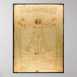 Da Vinci Vitruve Luc Viatour Posters