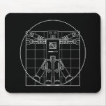 Da Vinci Vitruvian Robot mousepads