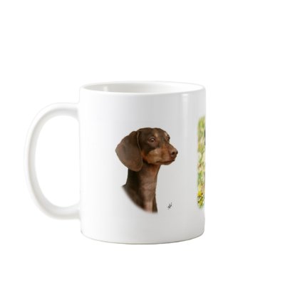 Dachshund 9Y420D-369, Dachshund 9Y420D-379, Dac... Mugs by TraffordPhotos
