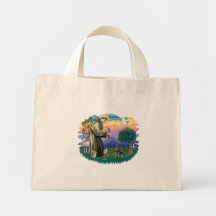 Dachshund (black and tan) canvas bags