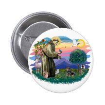Dachshund (black and tan) pinback button