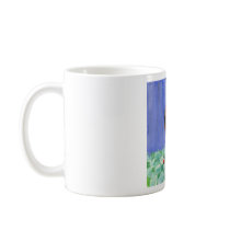 Dachshund blue room portrait mugs