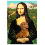 Dachshund (brown1) - Mona Lisa t-shirts