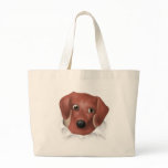 Dachshund (Brown) Busting Out bags