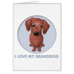 Dachshund (Brown) Granddog cards