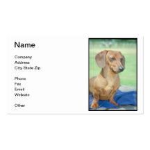 Dachshund Business Card