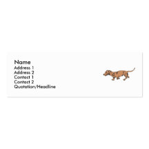 Dachshund Business Card Templates