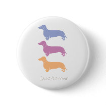 Dachshund Button