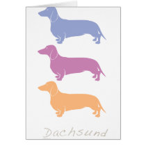 Dachshund Card