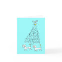 DACHSHUND CHRISTMAS CARD