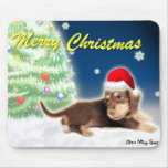 Dachshund Christmas Tree Mousepad