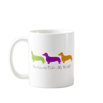 Dachshund Colour My World Mug