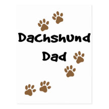 Dachshund Dad Postcards