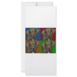 Dachshund Dog Dark Collage rack cards