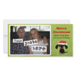 Dachshund Doggie Christmas photo cards