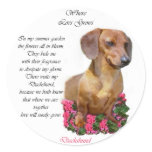 Dachshund Doxie Lovers Art stickers