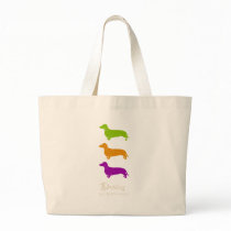 Dachshund - Doxie original artful designs Tote Bags