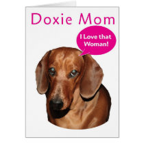 Dachshund - Doxie original artful designs Greeting Card