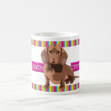 Dachshund Drinking Mug | Hands Off!!