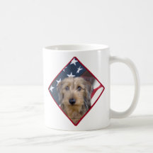 Dachshund Flag 2 Mugs