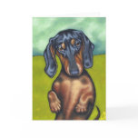 Dachshund Greeting Card