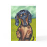 Dachshund Greeting Card