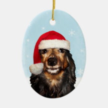 Dachshund Holiday Ornament