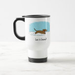 Dachshund Let it Snow - Happy Winter Wiener Dog Mugs