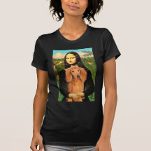 Dachshund (LHSable) - Mona Lisa T-shirt