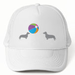Dachshund.  Life's a Beach Ball! hats