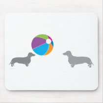 Dachshund.  Life's a Beach Ball! Mousepad