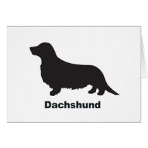 Dachshund Longhair Cards