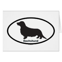 Dachshund Longhair Greeting Cards