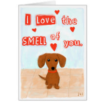 Dachshund Love Greeting Cards