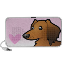 Dachshund Love (longhair) Travel Speakers