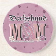 Dachshund MOM Coaster