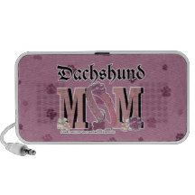 Dachshund MOM Laptop Speakers