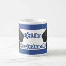 Dachshund Mug | Like Dachshunds (Social Media Cup)