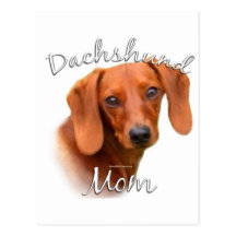 Dachshund Mum 2 Postcard