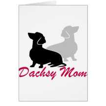 Dachshund Mum Greeting Card