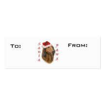 Dachshund Paws Gift Tags Business Card Templates