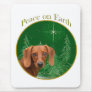 Dachshund Peace on Earth Mouse Mat