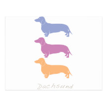 Dachshund Postcard