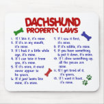 Dachshund Property Laws 2 mousepads