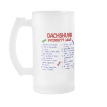 Dachshund Property Laws 2 Coffee Mug