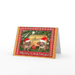 Dachshund Puppy Christmas cards